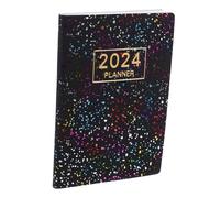 GARIOUANS Portable Mini Pocket Planner Writing Book for Students and Office Use Household Organizer Notebook with Monthly Weekly Daily Agendas Efficient Academic and Work