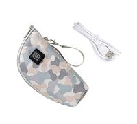 GARIOUANS Portable USB Milk Bottle Warmer Sleeve with Insulated Stretchable Cover Quick Heating Milk Bottle Warmer for Outdoor and Car Use Chic Camouflage Gray Parents Random Color