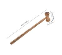 GARIOUANS Portable Wooden Judge Gavel Lightweight Auction Hammer Practical Lawyer Hammer for Judges Chairmen Auctioneers and Law Students with Comfortable Grip and Fine Workmanship