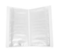 GARIOUANS Postcard Storage Album for Collectors with Good Perspective Effect, Pp Material, White Colour, Suitable for Airline and Concert Tickets, and Recording Idol Support Process