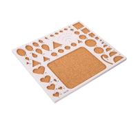 GARIOUANS Precise Paper Quilling Template Board DIY Craft Tool for Scrapbooking Reusable Soft Cork Material Lightweight for Paper Cutting Projects and Beginners