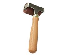 GARIOUANS Professional Printmaking Rubber Ink Roller Red Stamping Block Painting Craft Tool with Ergonomic Handle for Even Ink Application and Art Prints