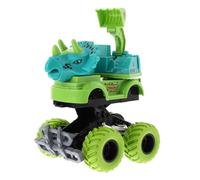 GARIOUANS Pull Back Sliding Dinosaur Engineering Car for Bright Inertial Vehicle Plaything Exercise Grasping Ability Gift for Boys and Ages