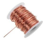 GARIOUANS Pure Enameled Copper Wire Soft Bendable Bare Coil for Jewelry Making Beading Craft Plant Ties Electroculture Gardening DIY Artwork