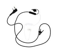 GARIOUANS Radiation Acoustic Tube Earpiece Headset with Transparent Air Tube Noise Isolating Earbuds for Law Enforcement Emt Firemen and Sports Professionals Single Side Listen Only Design
