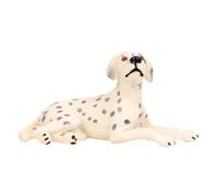 GARIOUANS Realistic Dog Figurine Model Lifelike Dalmatian Decor for Home Imagination Development Plastic Animal Ornament for Collectors