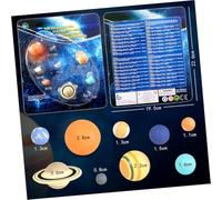 GARIOUANS Realistic Planet Model Molds for Astronomy Geography Teaching Tools Assorted Color Solar System Educational Kit for Classroom Use and Home Learning