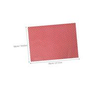 GARIOUANS Red Plaid Wrapping Paper 3Pcs 50X70Cm Roll Polka Dots for Wedding Valentine Birthday Holiday Packaging and Craft Projects