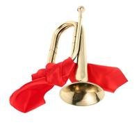 GARIOUANS Replaceable Mouthpiece Bugle Trumpet Horn for Music Bands Brass Wind Instrument Clear Sound for School Bands and Stage Performances with Versatile Use