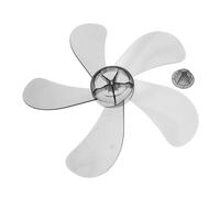 GARIOUANS Replacement Plastic Fan Blades with Nut Cover for Pedestal Floor and Table Fans Quiet Operation Smooth Safe Edges Easy Installation Fit for Home and Commercial Use