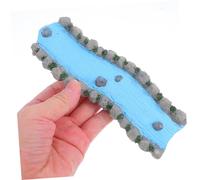 GARIOUANS Resin Miniature Water Feature for Sand Table Garden Stream Model Railway Scenery Natural Creek Landscape Decor for Dollhouse and Therapeutic Sand Tray