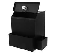 GARIOUANS Secure with Slot Box Voting and Lock Lockable Donation and Suggestion for Office and Prayer Use for School Elections and Fundraising