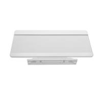 GARIOUANS Silver Stainless Steel Office Name Plate Holder for Cubicle with Easy Installation and Quick Information Updates, Wall Mount Adhesive Frame Suitable for Business, Hotel,