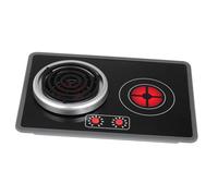 GARIOUANS Simulated Miniature Induction Cooker Playset with Light Sound Effects Battery Operated Pretend Kitchen Appliance for Interactive Role Play for Boys
