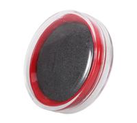 GARIOUANS Small Round Ink Pad Portable Stamp Pad Tool for Office Document Stamping and Signing Quick-Dry Black Ink for Financial Accounting Use Compact Design for Easy Carrying and