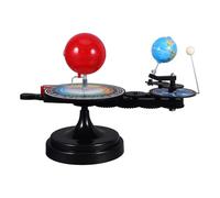 GARIOUANS Solar System Three Sphere Model Educational with Floating Earth Globe and DIY Planetary Motion Kit for Stem Science Teaching Aid