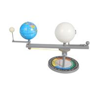 GARIOUANS Sun Earth Moon Orbital Model Educational Kit Three-sphere Celestial Instrument DIY Solar System Teaching Aid for Students Science Learning