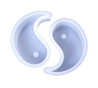 GARIOUANS Tai Chi Easy to Store and Carry Silicone Candle Molds 2pcs for Candle Making Unique 3D Silicone Mold for Making Unique Scented Decorations and Crafts