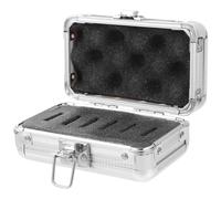 GARIOUANS Telescope Lens Filter Storage Box for Astronomy Enthusiasts Small Aluminum Case with Foam Padding Hard Protective Carry Case for Telescope Filters and Eyepieces for Travel
