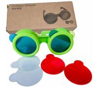 GARIOUANS Three Primary Glasses Toy for Boys and Girls Experiment Kit Lenses Insect View Lenses Educational Science Puzzle Toys for Early Learning at Home Classroom