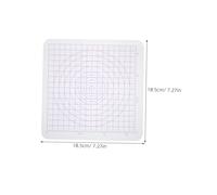 GARIOUANS Transparent Acrylic Clay Rolling Board Square Nonstick Smooth Surface Portable Modeling Clay Tool for Pottery and Handmade Crafts Easy to Clean DIY Sculpting Accessories