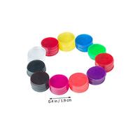 GARIOUANS Transparent Colored Bingo Markers Small Counting Chips for Game Counters for Bingo Hall and Math Learning Activities