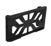 GARIOUANS Under Desk Computer Case Holder with Wheels Tower Floor Stand for Carpet Stable Rolling CPU Stand for Home Office Smooth Black Surface Easy to Move Desktop Computer Rack
