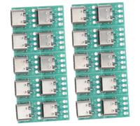 GARIOUANS USB C Pcb Converter Board 3.1 Type C Connector Module with Female Socket and Male Plug, DIY Serial Converter Board for Data Cable Transmission, Compact Design for Electronics