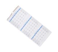 GARIOUANS Vertical Wall Calendar Planner with Month Display Ink Resistant for Longterm Planning Includes Monthly Reference Calendars and Multi Country Holidays Hanging Organizer for Home and