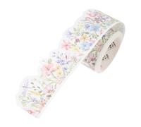 GARIOUANS Vintage Floral Washi Tape Decorative Adhesive Scrapbooking Tape for DIY Crafts Journals Planners Multi-purpose Aesthetic Stationery with Beautiful Watercolor Patterns
