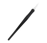 GARIOUANS Vintage Glass Dip Pen with Wood Handle for Calligraphy and Drawing Smooth Writing Dipped Art Pen for Beginners and Signature Practice Retro Craftsmanship Desktop Decoration