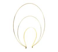 GARIOUANS Vintage Golden Tiara Crown Headband with Metallic Finish Lightweight Comfortable Fit Inspired by Chinese Traditional Headdresses for Halloween Cosplay Renaissance Festivals Bridal