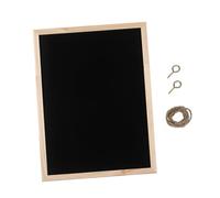 GARIOUANS Vintage Wood Frame Single Sided Chalkboard with Smooth Surface for Clear Markings Hanging Decorative Blackboard for Home Office Restaurant Use