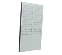 GARIOUANS Wall Mounted Plastic Card Organizer Holder for Employee Attendance Cards Rack Space-saving Document Display for Office and Warehouse with Easy Installation
