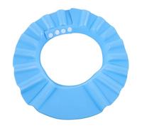 GARIOUANS Waterproof Infant Bathing Hat with Eva Material Protects Ears and Eyes Adjustable Toddler Hair Wash Cap for Hair Washing and Shower in Blue