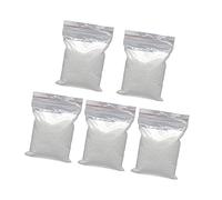GARIOUANS White Sand Fish Tank Sand 80g Pack Decoration for Fish Bowl Vase Diy Craft Kits 5pcs Set for Home Aquarium Gardening