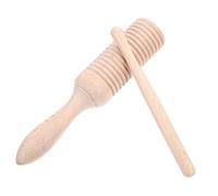 GARIOUANS Wood Guiro Educational Musical Instrument for Percussion with Lovely Design Develop Rhythm Musical Sensitivity for Early Learning Fun Play