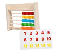 GARIOUANS Wooden Abacus Counting Beads Educational Math for Calculation Rack for Hand-eye Coordination and Logical Thinking Development Safe Smooth Edges Preschool Learning Tool