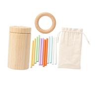 GARIOUANS Wooden Balancing Sticks Montessori Educational Fine Motor Skill Development Sensory Game for Enhancing Problem Solving Coordination Spatial Awareness and Social Skills