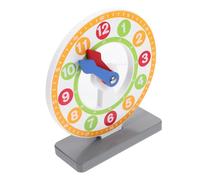 GARIOUANS Wooden Educational Clock for Recognition Learning Clock Safe Smooth Edges Cognitive Teaching Prop for Early Understanding and Interaction