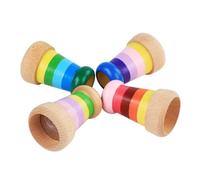 GARIOUANS Wooden Kaleidoscope Educational Rotating Rainbow Pattern for gift for for for for for for Portable Learning Sensory Play Random Color Random Color