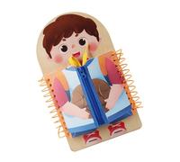 GARIOUANS Wooden Montessori Busy Board for Boys Fine Motor Skills Educational Sensory Activity Travel Essential Interactive Busy Board