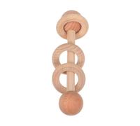 GARIOUANS Wooden Montessori Handheld Educational Shaker for Infants Newborn Sensory Development Safe Grasping Plaything for Early Learning