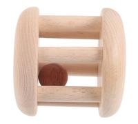 GARIOUANS Wooden Rolling for Sensory Play Snowman Teething for Newborns Educational Learning for Year Olds Random Style