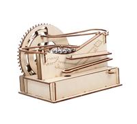 GARIOUANS Wooden Run Puzzle Educational Marble Track Labyrinth for Creative Stem Plaything DIY Construction