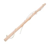 GARIOUANS Wooden Spinning Top DIY Kit with Rubber String Handmade Montessori for Elderly Natural Wood Spinning Drum for Coordination and Stress Relief