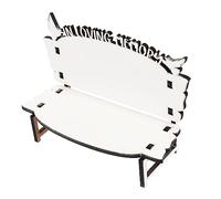 GARIOUANS Wooden Sublimation Chair Ornament Blank for DIY Decor Lightweight Sturdy Unfinished Chair Craft Heat Transfer Printable Table Sign Easy Assembly Office Accessory