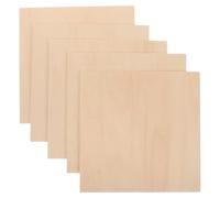 GARIOUANS Woodworking Shiplap Boards 5Pcs Thin Basswood Sheets for Carving and DIY Crafting Home Use