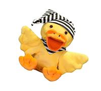 GARIOUANS Yellow Cartoon Hand Puppet Duck Doll for Storytelling Soft Cloth Animal Glove for Parent Interaction and Educational Play