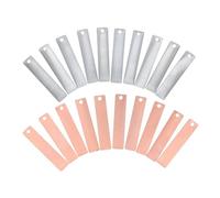 GARIOUANS Zinc Copper Anode Metal for Fruit Battery Science Experiment Electrodes for Physics Chemistry Education DIY Power Generation Materials for Students Practical Learning